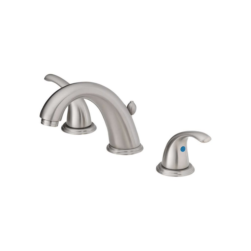 Oakbrook Bathroom Sink Faucet Two Handle Brushed Nickel - Ascmtools