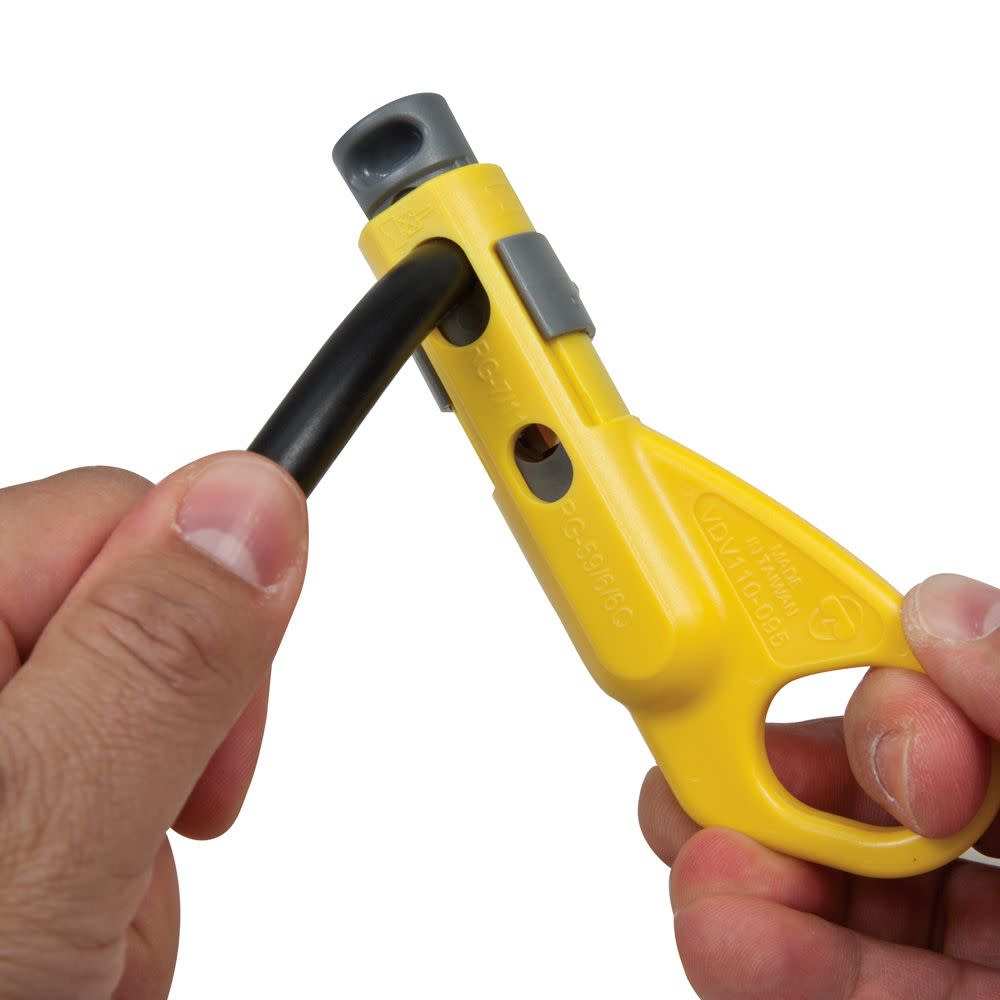 Klein Tools Coax Cable Radial Stripper - Ascmtools