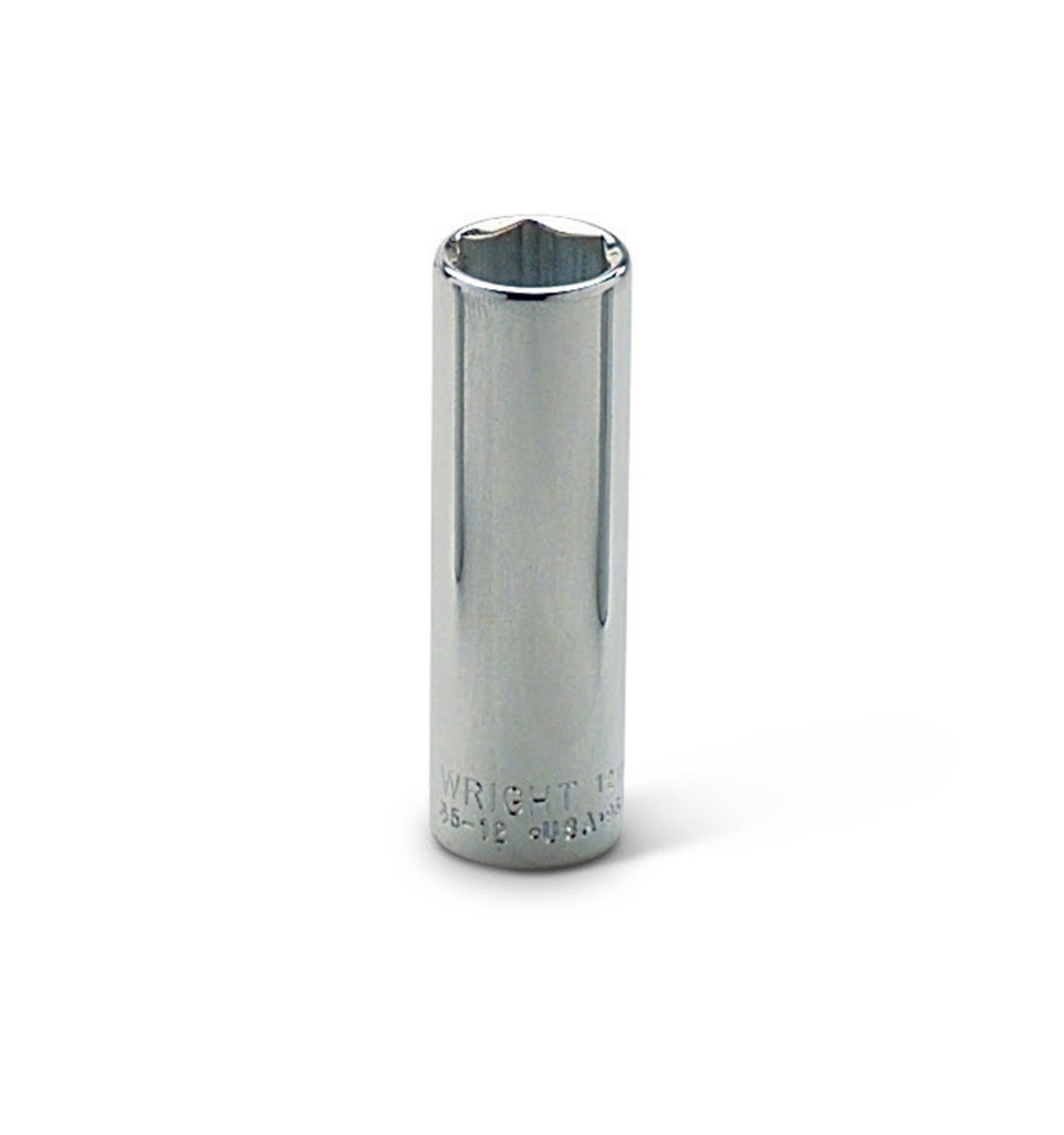 Wright Tool 1/2 In. Drive x 17 mm Nominal 6 Point Deep Impact Socket - Ascmtools