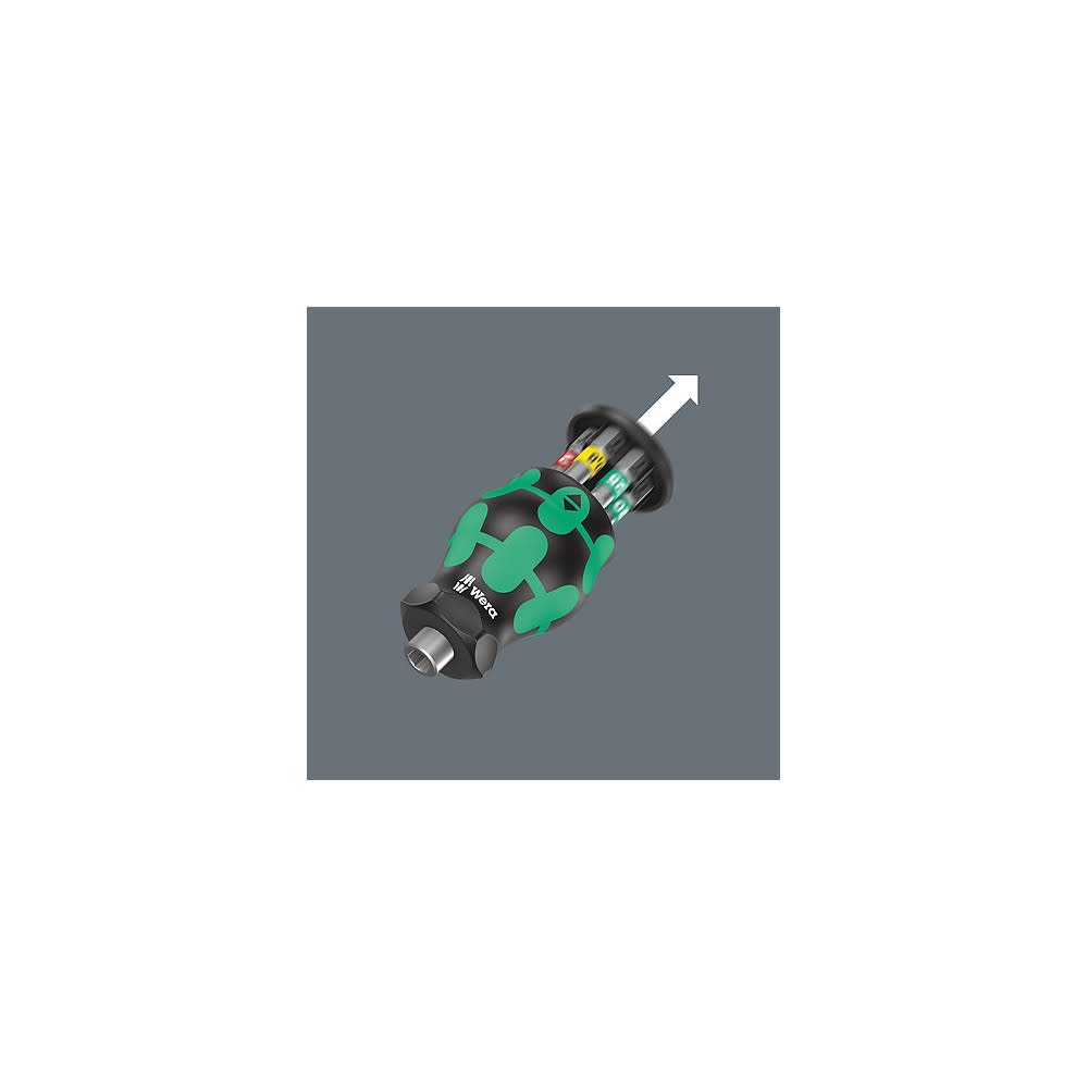 Wera Tools Kraftform Kompakt Stubby Magazine 1 Screwdriver with Bits - Ascmtools