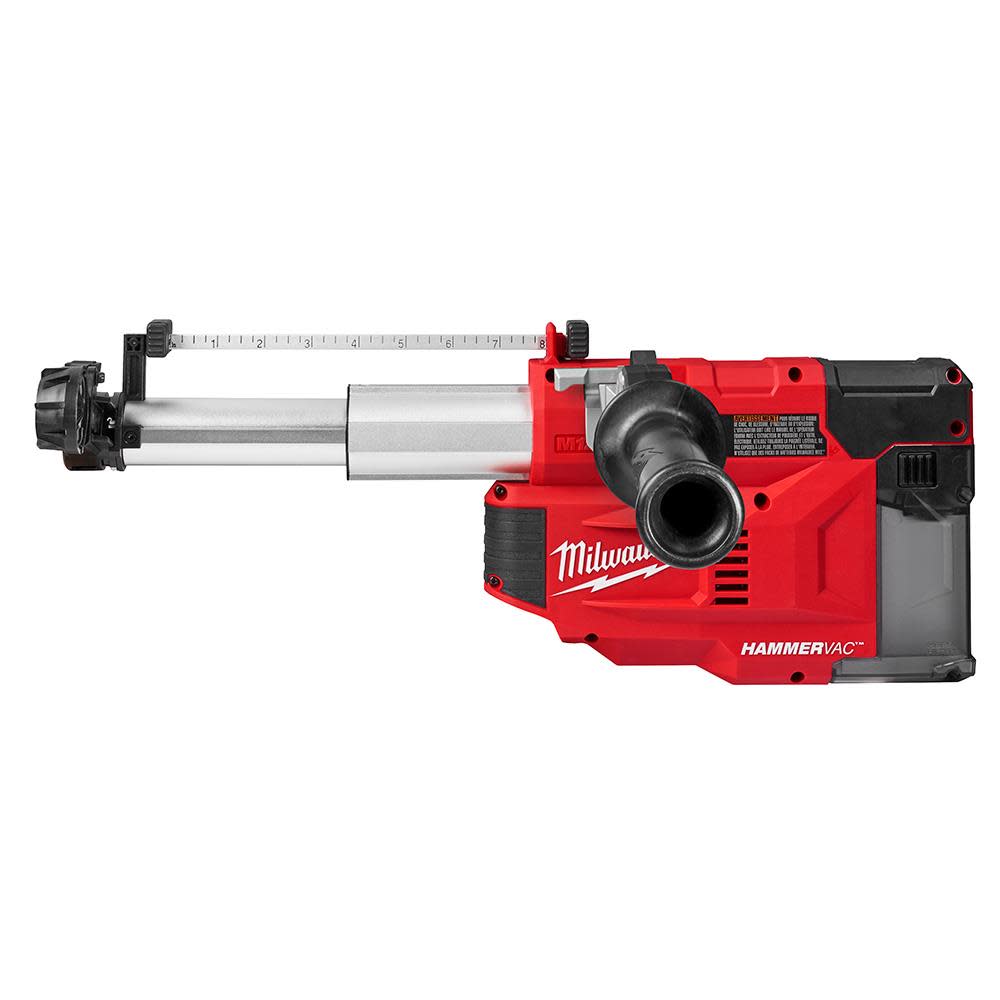 Milwaukee M12 HAMMERVAC Universal Dust Extractor Bare Tool 2509-20 - Ascmtools