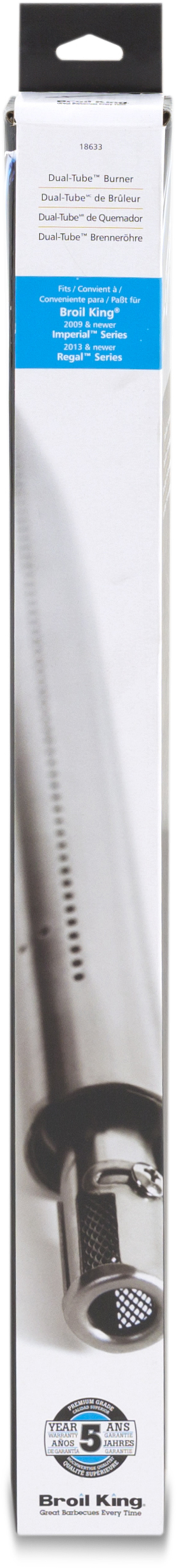 Broil King Stainless Steel TUBE-IN-TUBE Burner Regal & Imperial Burner - Ascmtools