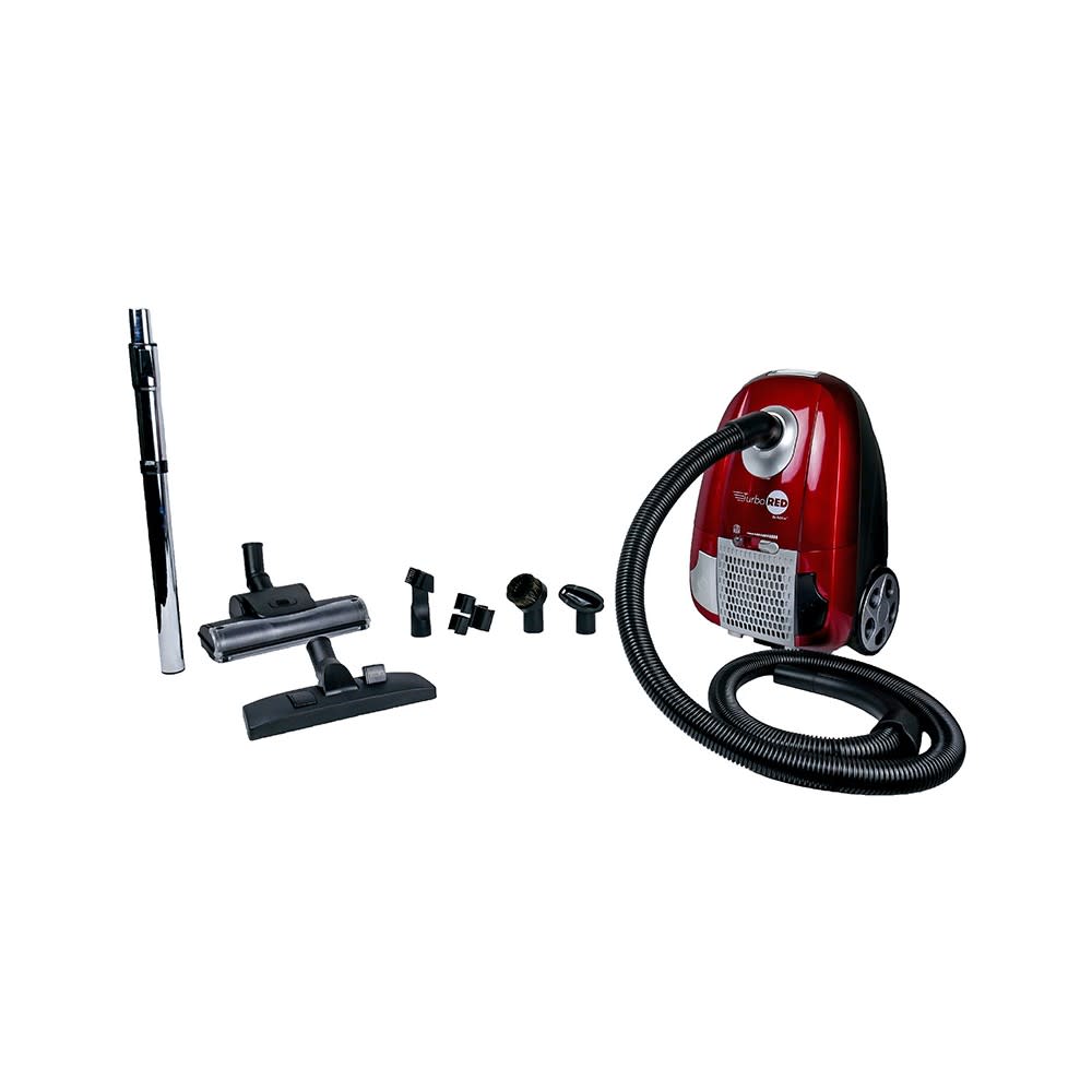 Atrix International Turbo Red Canister HEPA Vacuum Cleaner - Ascmtools
