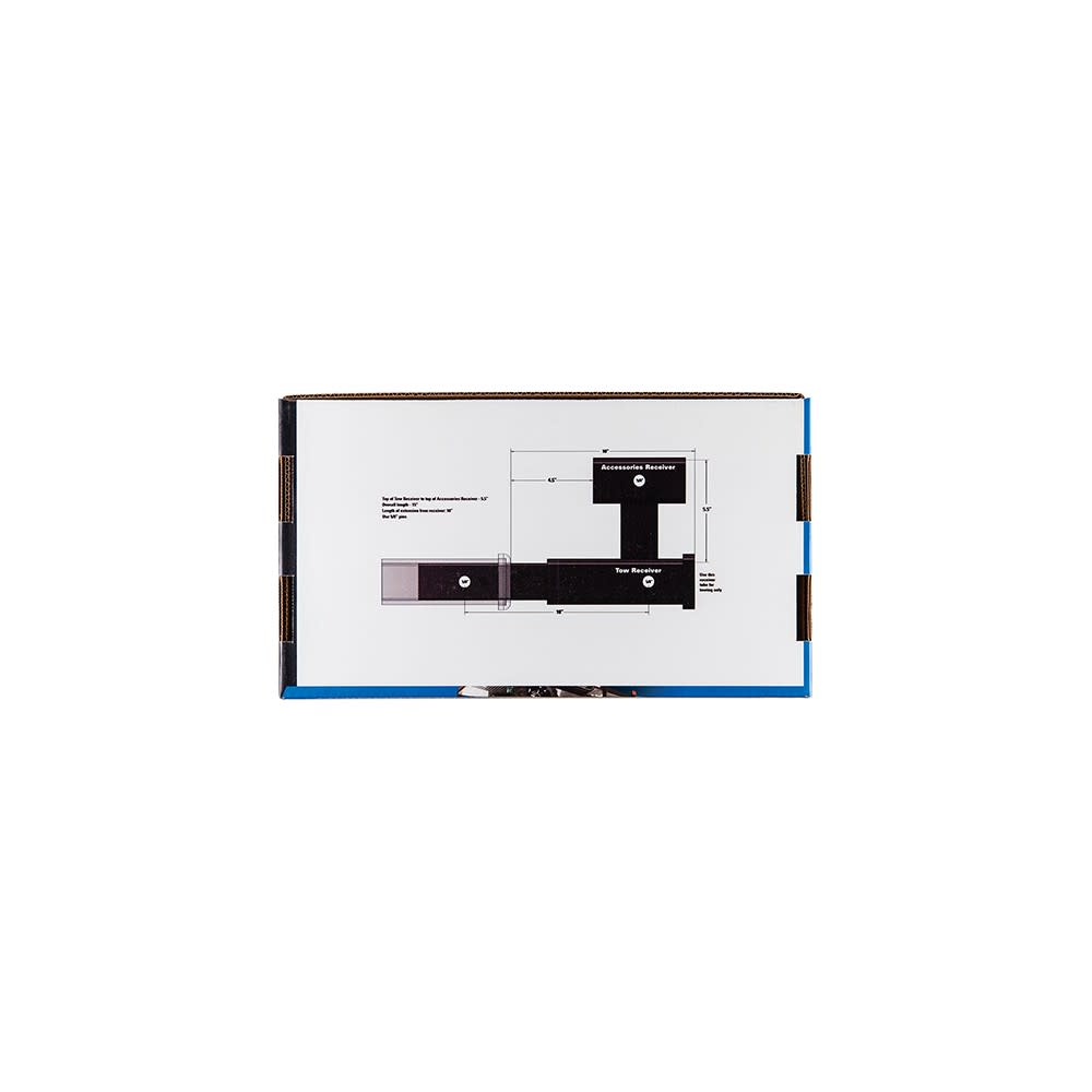 Reese 2″ 4000 lbs Trailer Hitch Extension with Dual Receivers - Ascmtools