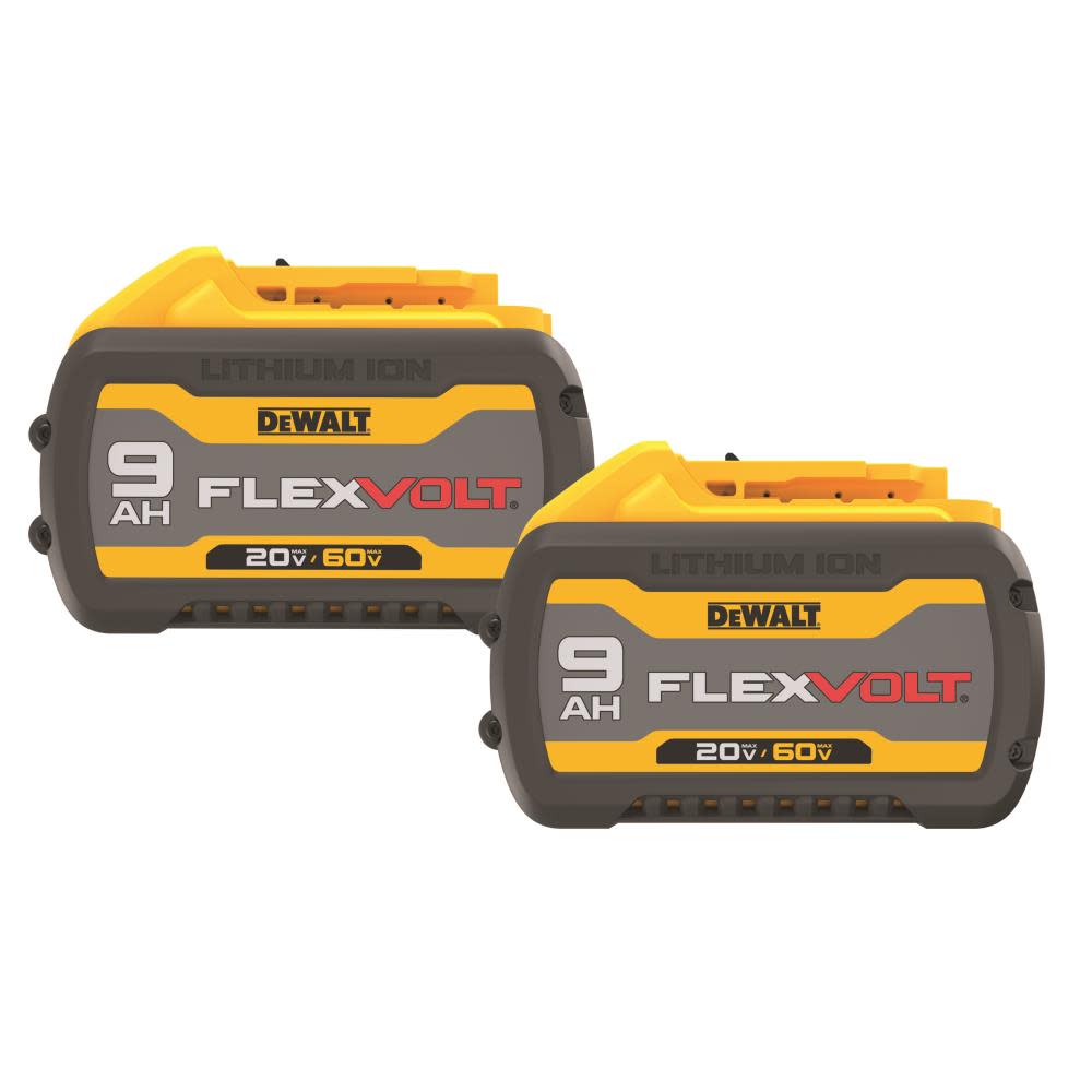 DEWALT DCB609-2 – 20V/60V MAX FLEXVOLT 9.0AH DUAL PACK - Ascmtools