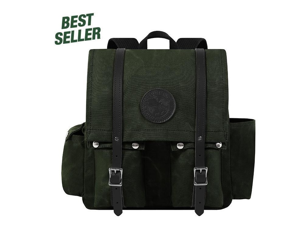 Duluth Pack 15 Liter Capacity Wax Olive Drab Canvas Urban Pack - Ascmtools
