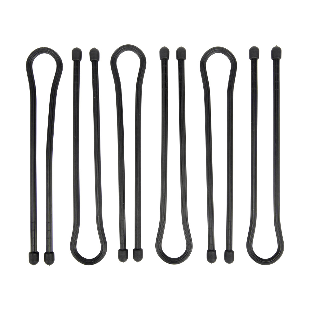 Nite Ize Gear Tie ProPack 18″ 6pk Black - Ascmtools