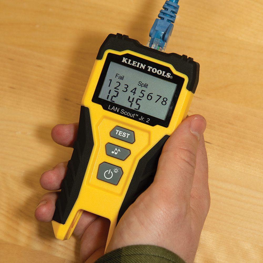 Klein Tools LAN Scout Jr 2 Cable Tester - Ascmtools