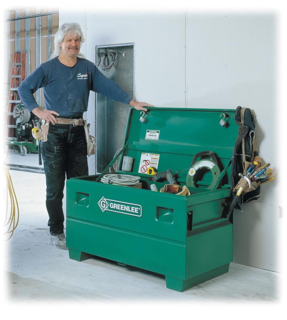Greenlee 24 In. x 48 In. Locking Storage Chest - Ascmtools