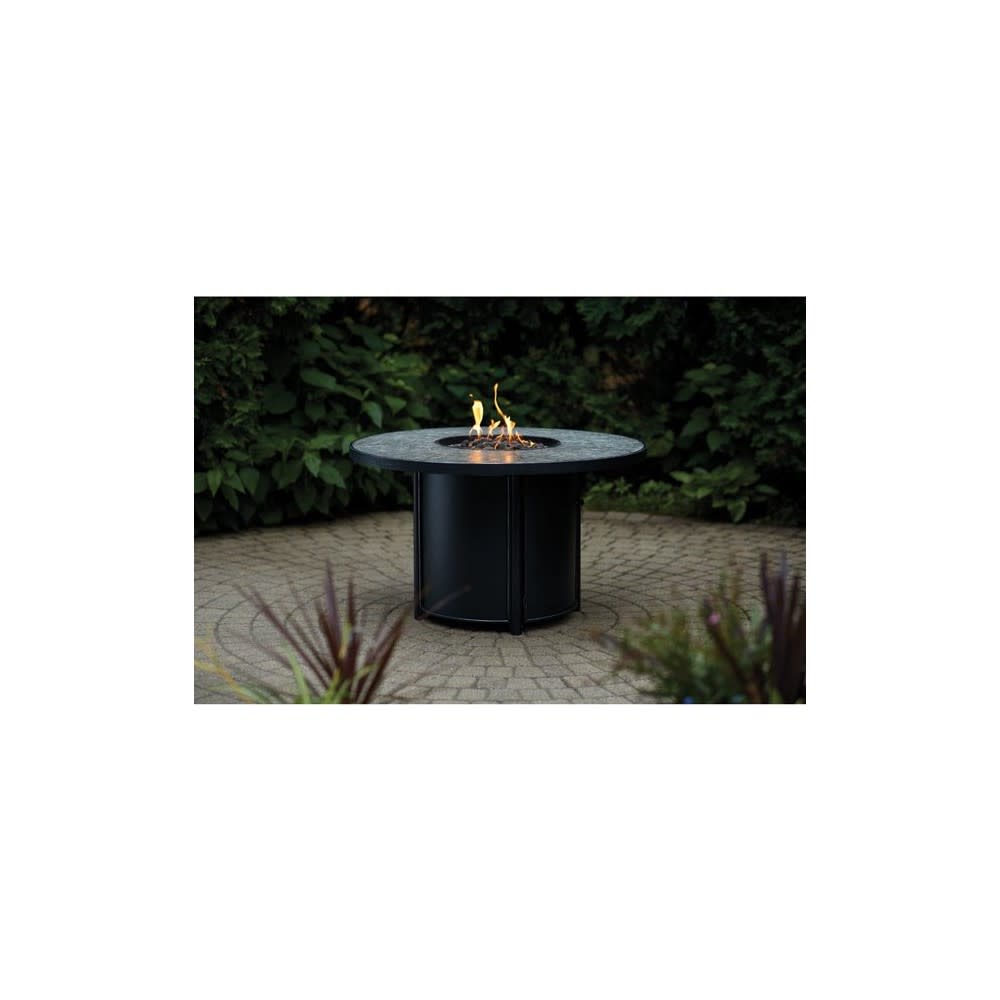 Living Accents Fire Pit 42″ Black Steel Round Propane - Ascmtools