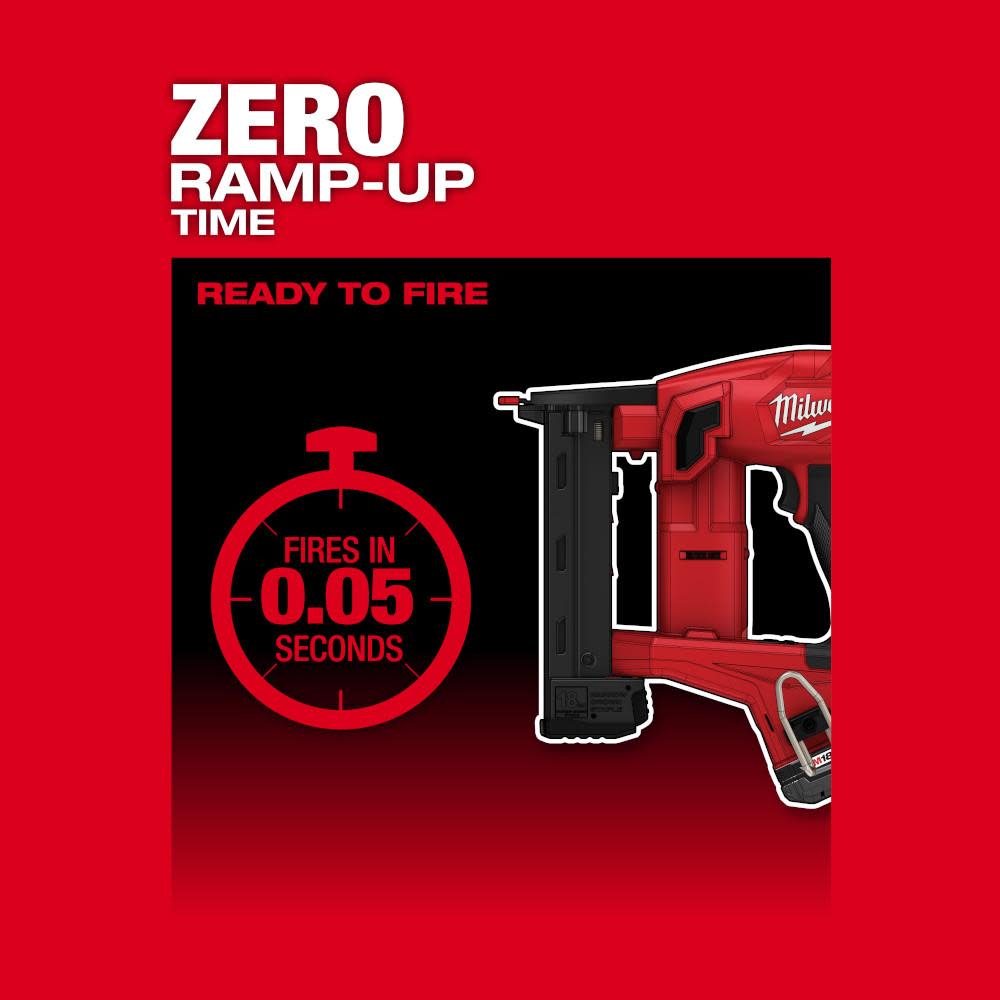 Milwaukee M18 FUEL 18 Gauge 1/4 in. Narrow Crown Stapler (Bare Tool) - Ascmtools