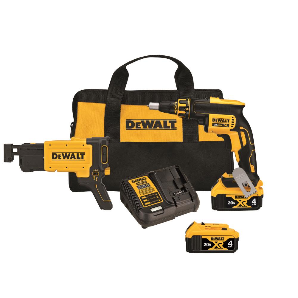 DEWALT Drywall Screw Gun Kit with Collated Drywall Screwgun Attachment Kit - Ascmtools