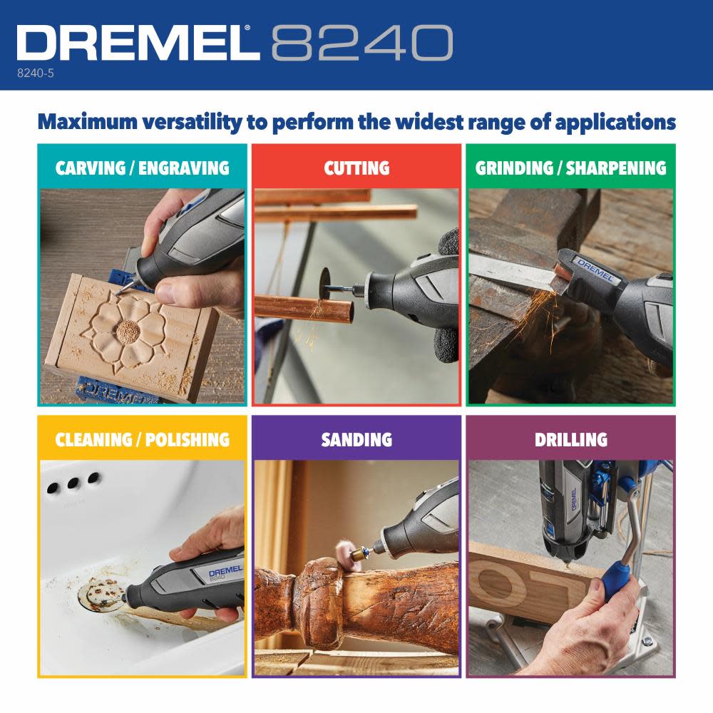Dremel 12V Rotary Tool Cordless Kit - Ascmtools