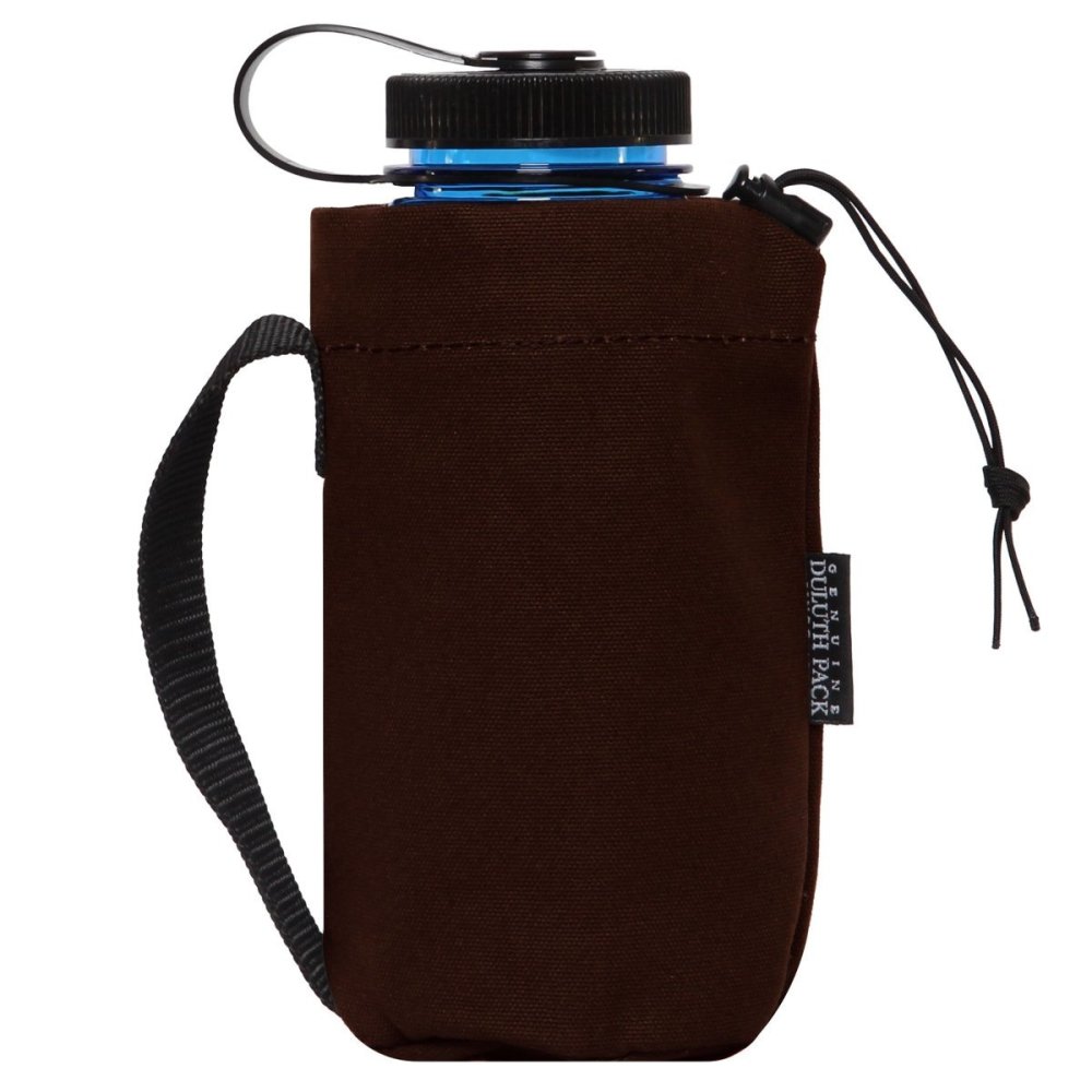 Duluth Pack Brown Canvas Water Bottle Pouch - Ascmtools