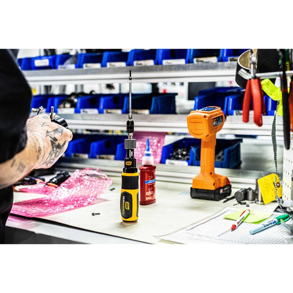 GEARWRENCH 20pc Screwdriver Set 1/4″ Drive Torque 10-50 in/Lbs - Ascmtools