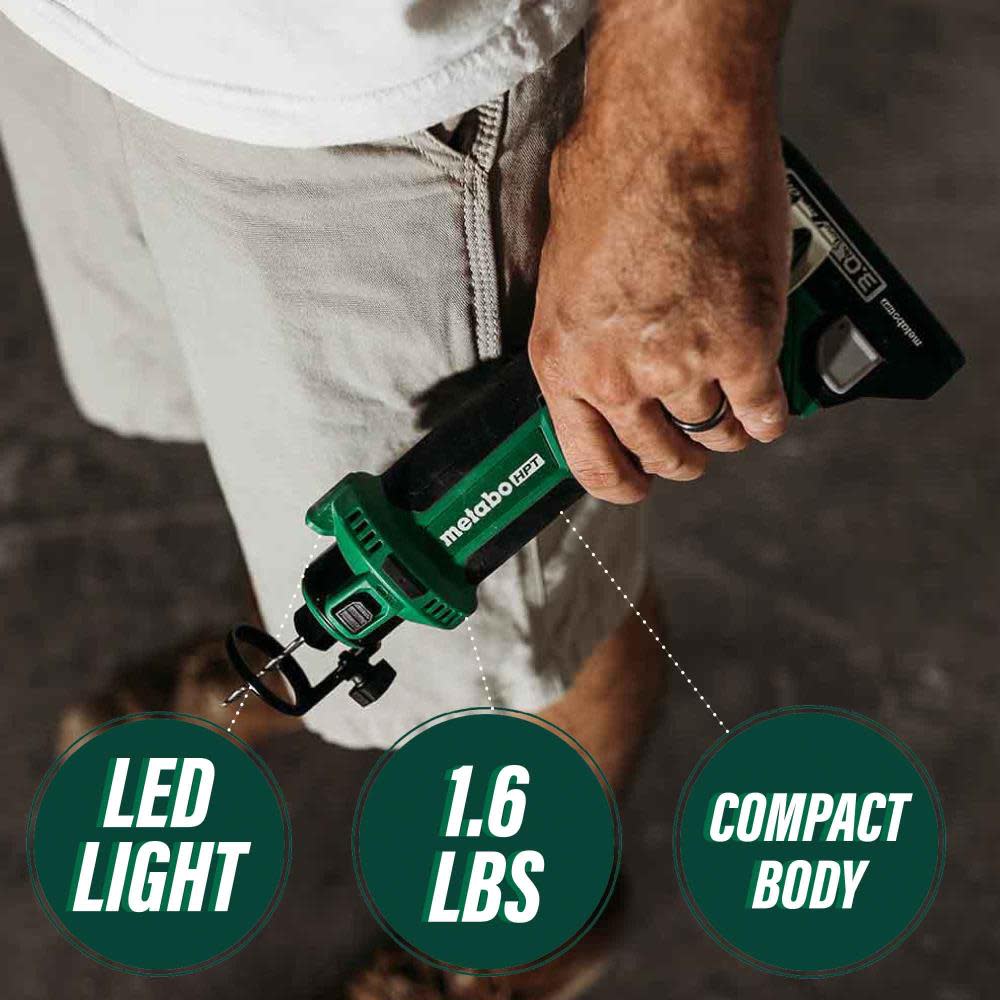 Metabo HPT 18V MultiVolt Drywall Cut Out Tool Cordless Bare Tool - Ascmtools