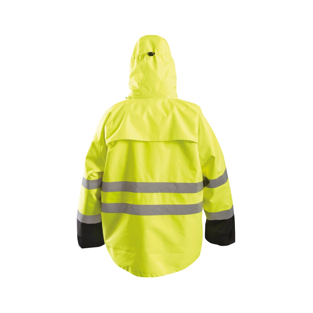 Occunomix Hi-Vis Yellow Rip Stop Fleece Barka Jacket 2X - Ascmtools