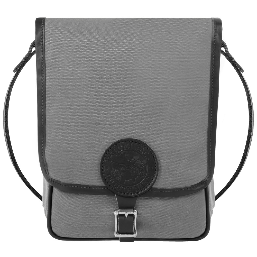 Duluth Pack Haversack with Leather Trim – Grey - Ascmtools