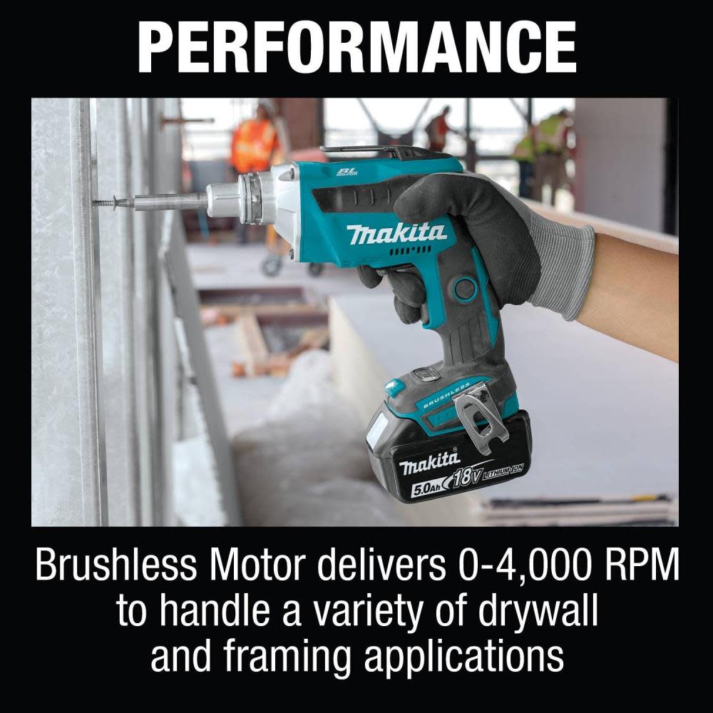 Makita 18V LXT 2pc Combo Kit with Collated Auto Feed Screwdriver Magazine - Ascmtools