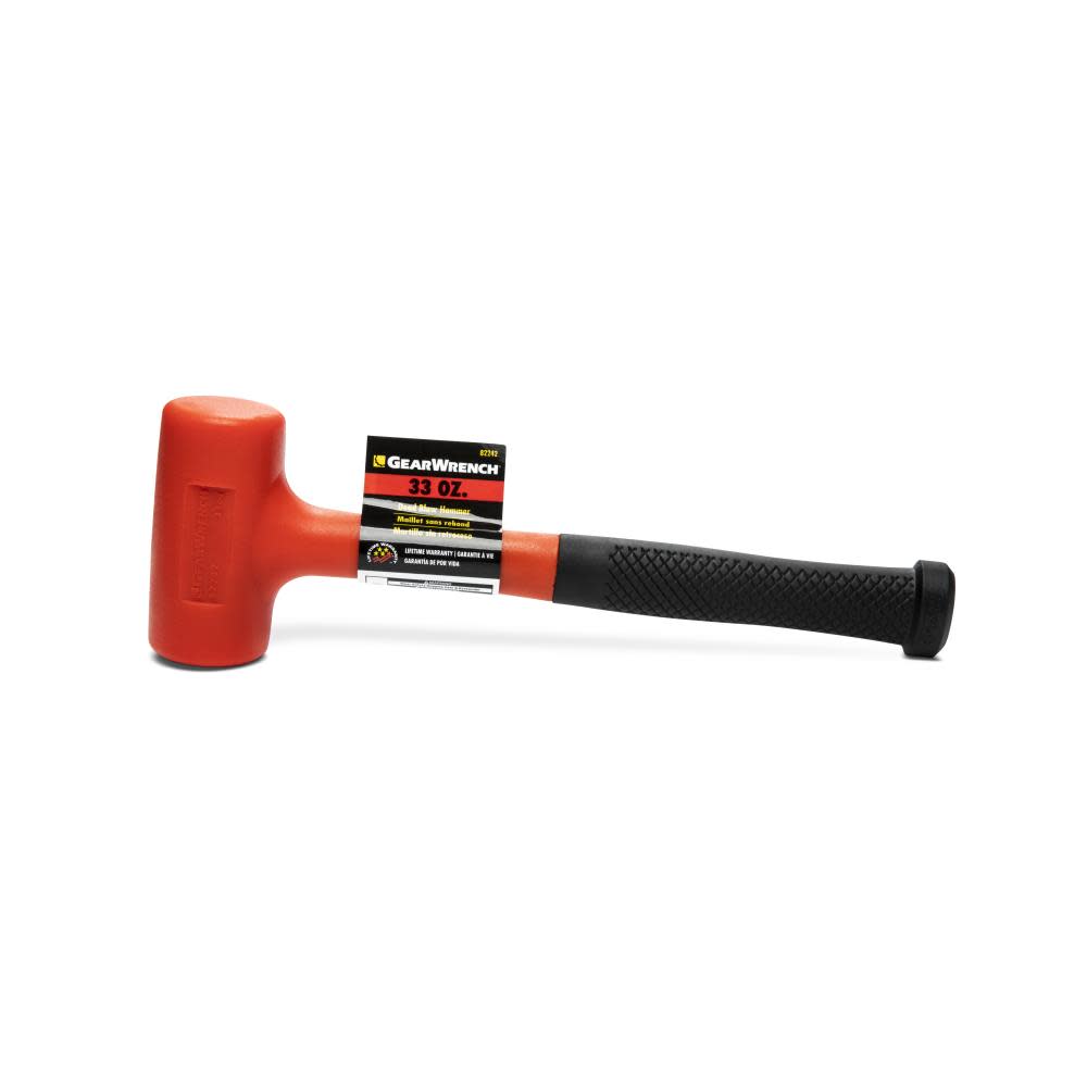 GEARWRENCH Dead Blow Hammer Polyurethane Head 33 oz - Ascmtools
