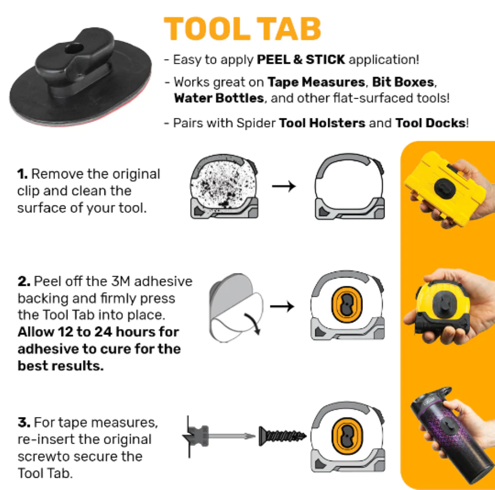 Spider Tool Holster Pro Tool Holster Kit 12pc Kit - Ascmtools