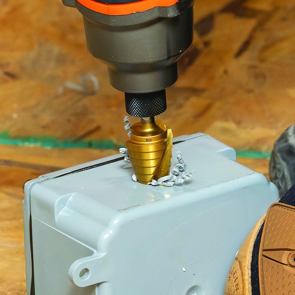 Klein Tools 3/16″ to 7/8″ Step Drill Bit VACO - Ascmtools