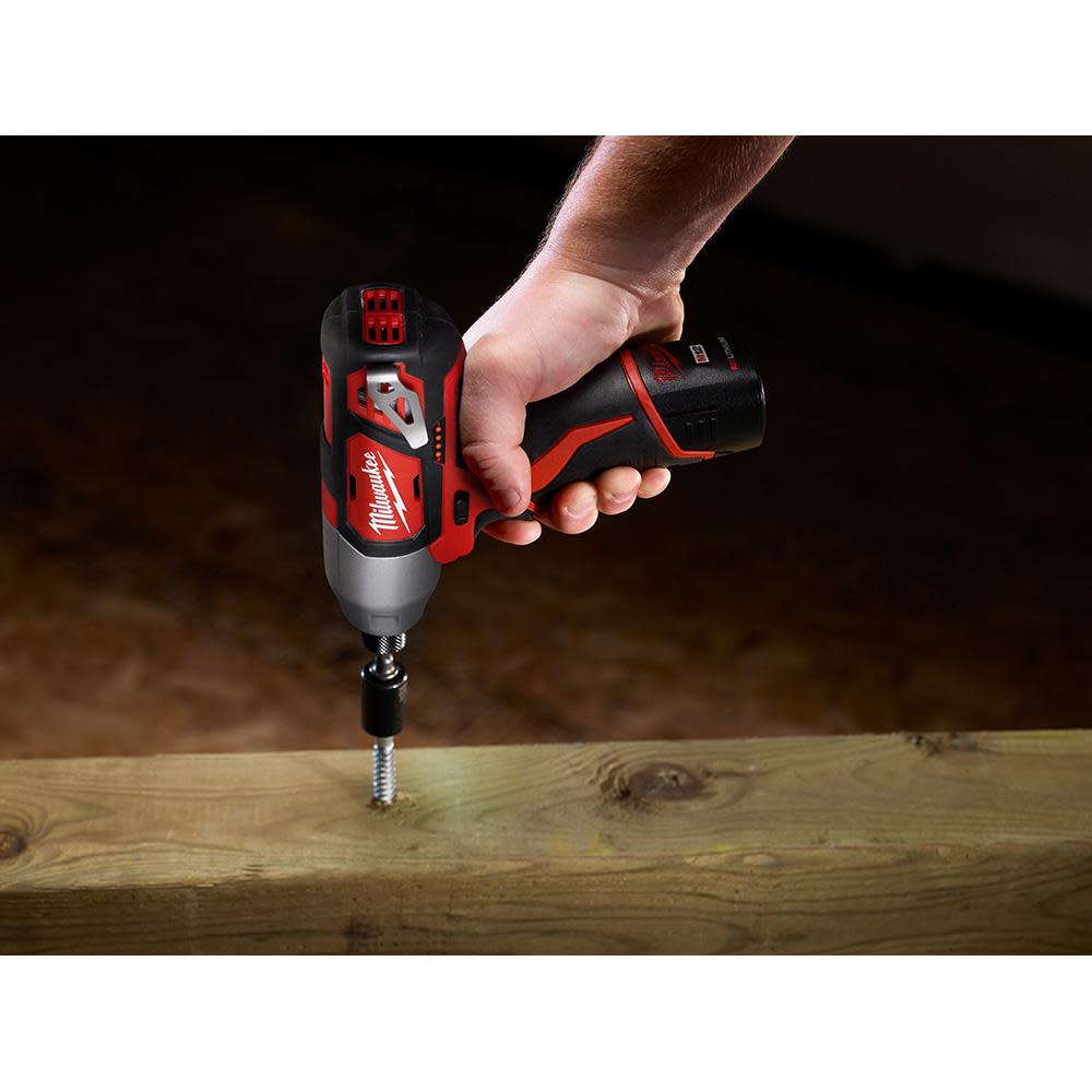 Milwaukee M12 1/4 In. Hex Impact Driver (Bare Tool) - Ascmtools