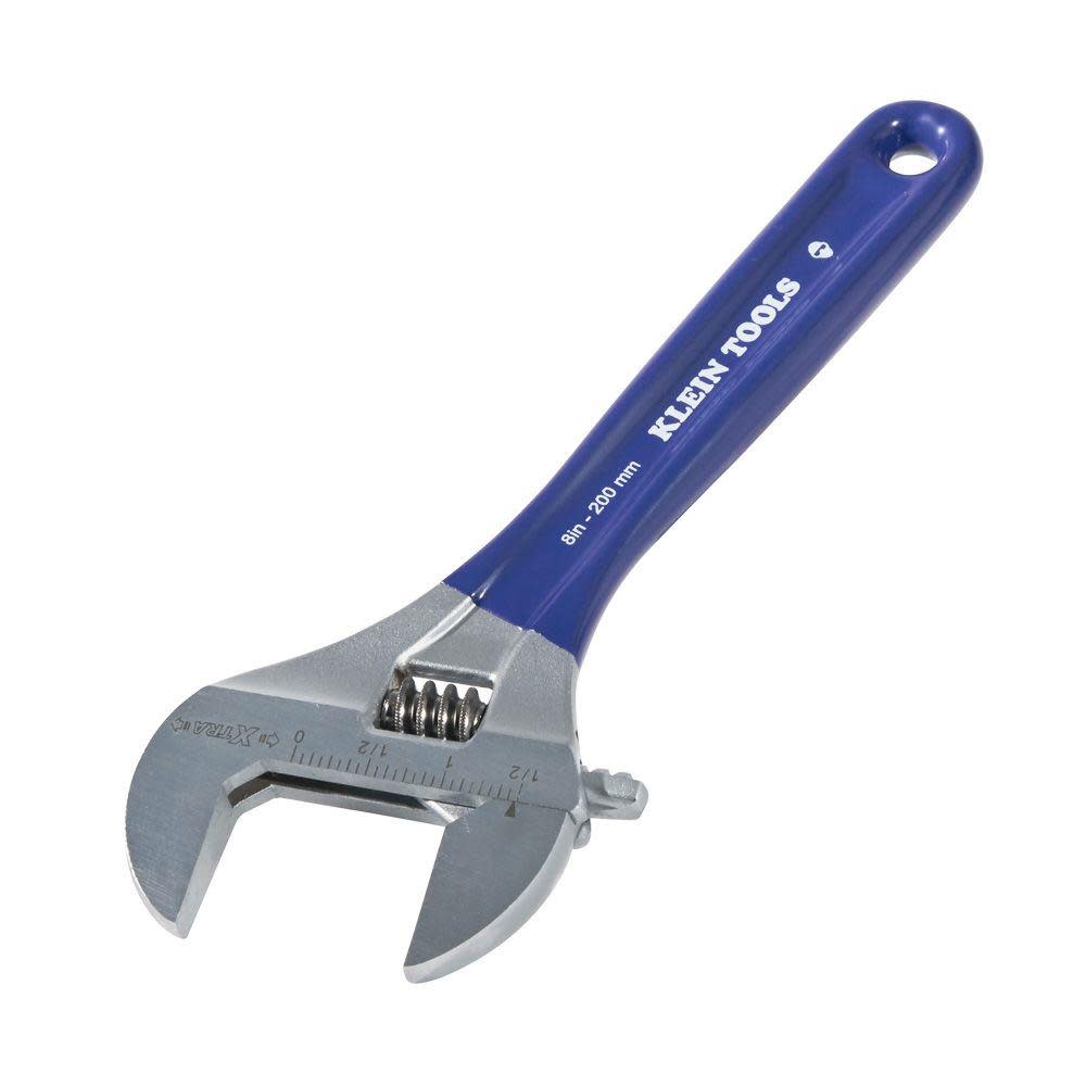 Klein Tools 8In Wide Jaw Adjustable Wrench - Ascmtools