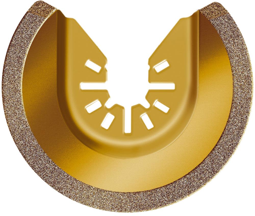 Rockwell Sonicrafter 3-1/8 In. Universal Fit Carbide Grit Semicircle Blade - Ascmtools
