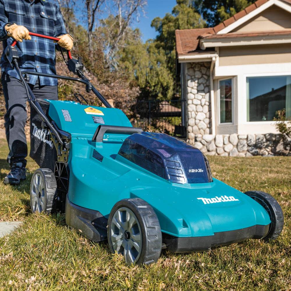 Makita 36V 18V X2 LXT 19″ Lawn Mower Self Propelled 5Ah Kit with 4 Batteries - Ascmtools