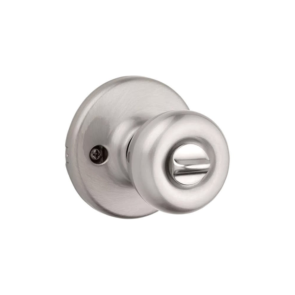 Kwikset Satin Nickel Security Keyed Entry Exterior Tylo Lockset Knob - Ascmtools