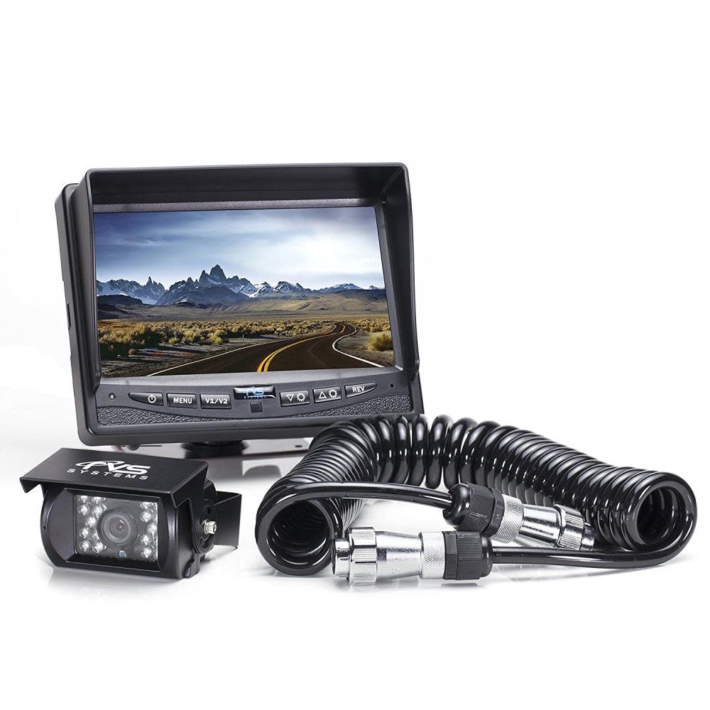 Rear View Safety Backup Camera System with Trailer Tow Quick Connect Kit - Ascmtools
