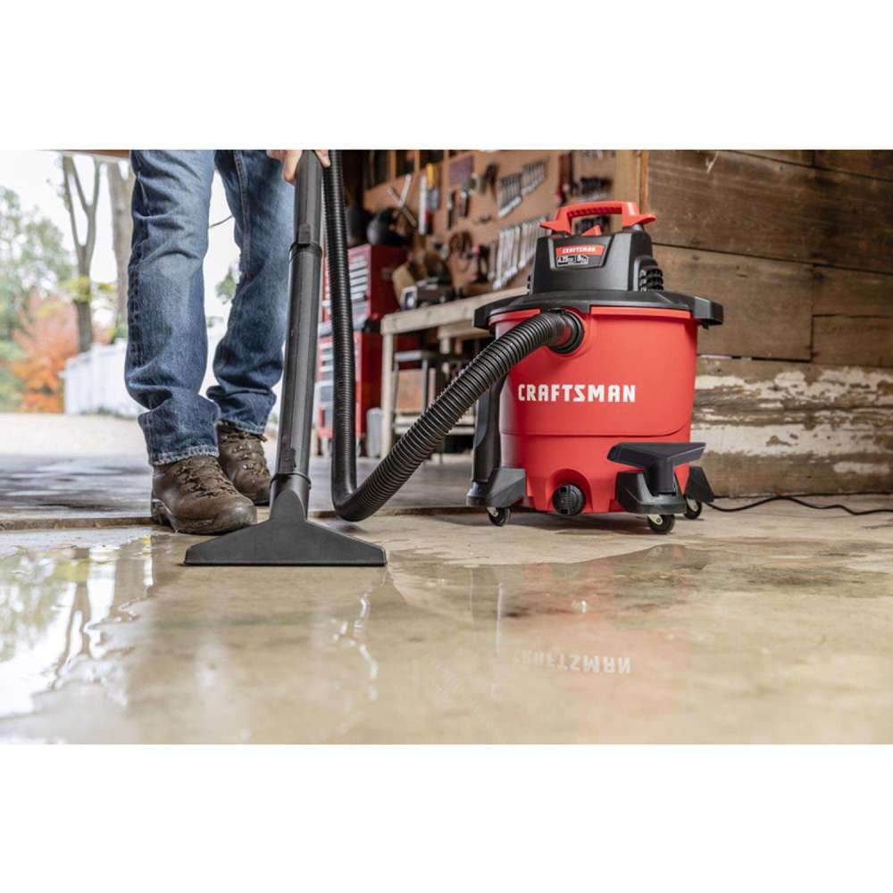 Craftsman Wet/Dry Vacuum 9 Gallon Corded 120V 4.25HP Peak - Ascmtools