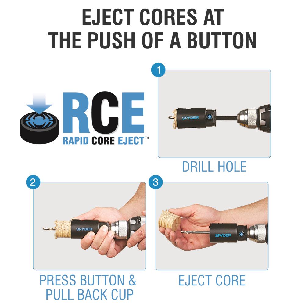 Spyder RCE TCT Hole Saw 1-5/8 In. - Ascmtools