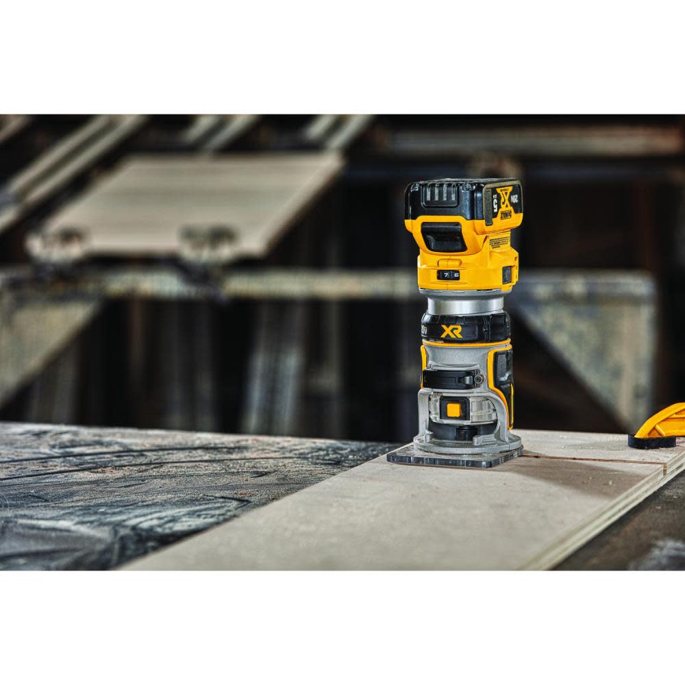 DEWALT 1/4-in Variable Speed Brushless Fixed Cordless Router (Bare Tool) - Ascmtools