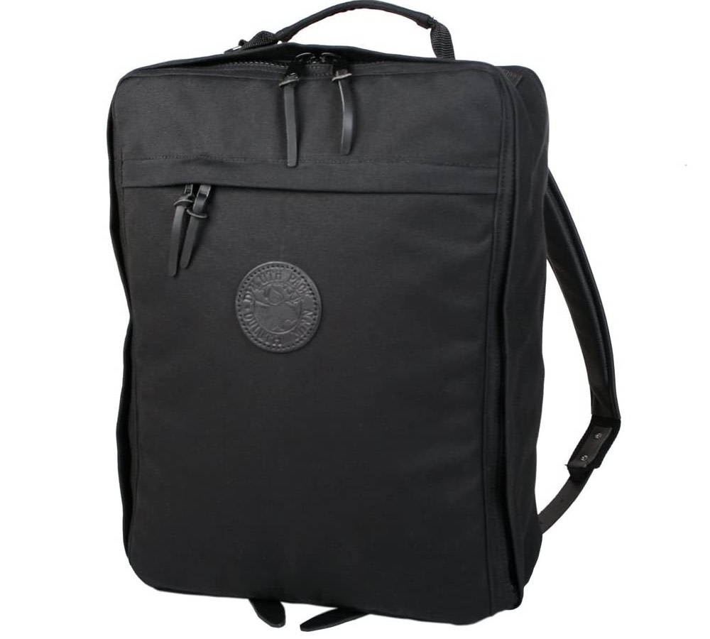 Duluth Pack 39 Liter Capacity Black Duffel Pack Jet-Setter - Ascmtools