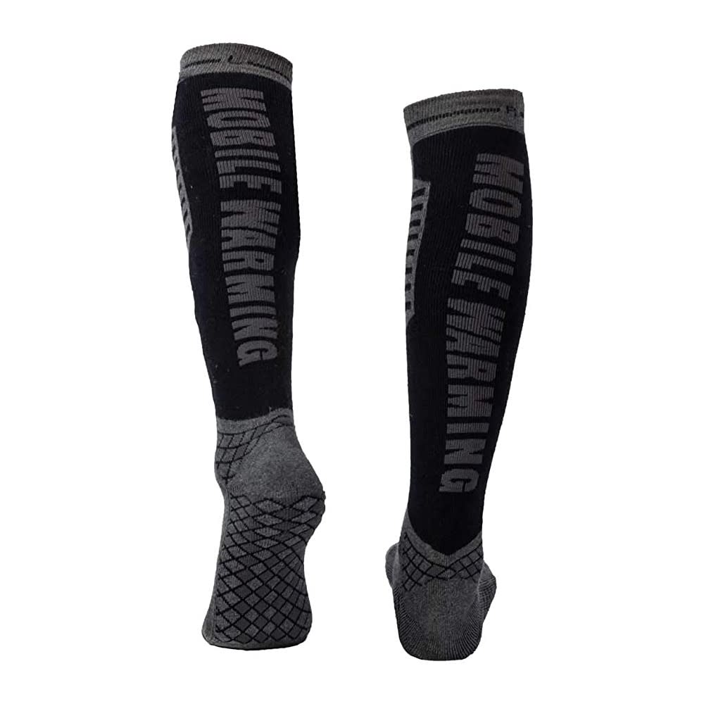 Mobile Warming Heated Socks 3.7V Large Gray/Black Men’s Standard - Ascmtools