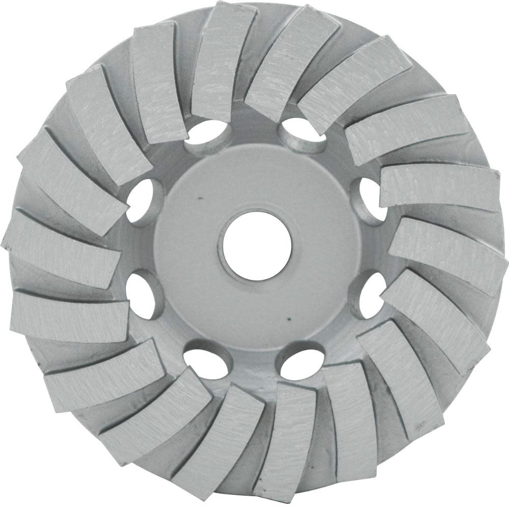 Milwaukee 5 in. Diamond Cup Wheel Segmented-Turbo - Ascmtools