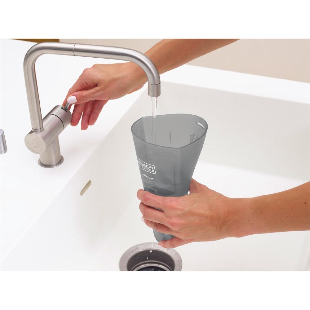 Black and Decker Lithium Hand Vacuum Chili Red - Ascmtools