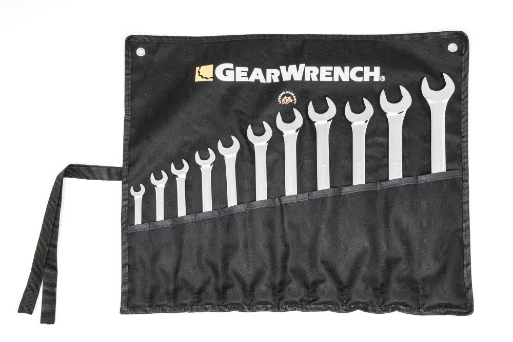 GEARWRENCH 11 Pc. 12 Point Long Pattern Combination Wrench Set SAE - Ascmtools
