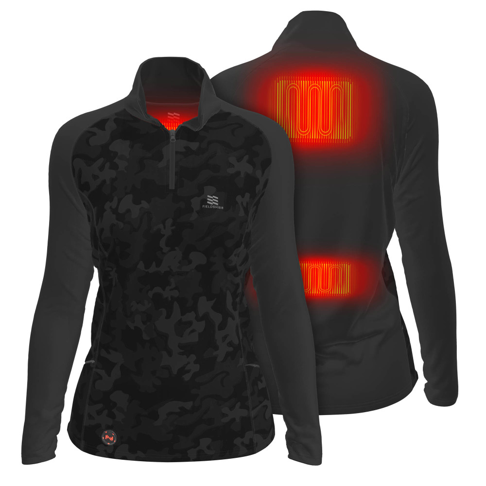 Mobile Warming Proton Baselayer Shirt Womens 7.4V Black Small - Ascmtools