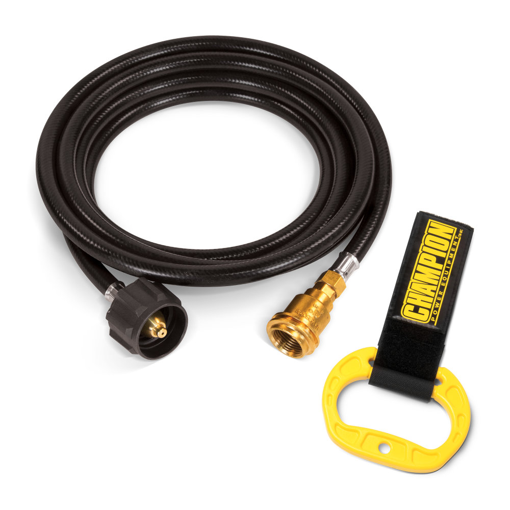 Champion Power Equipment 12-Foot Propane Hose Extension Kit - Ascmtools