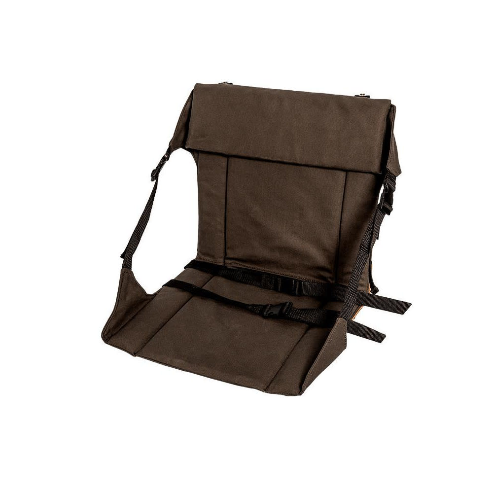 Duluth Pack Brown Canvas Canoe & Camp Chair With Pouch - Ascmtools