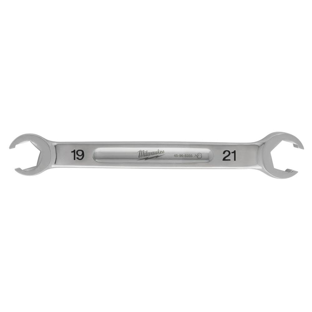 Milwaukee 19mm X 21mm Double End Flare Nut Wrench - Ascmtools