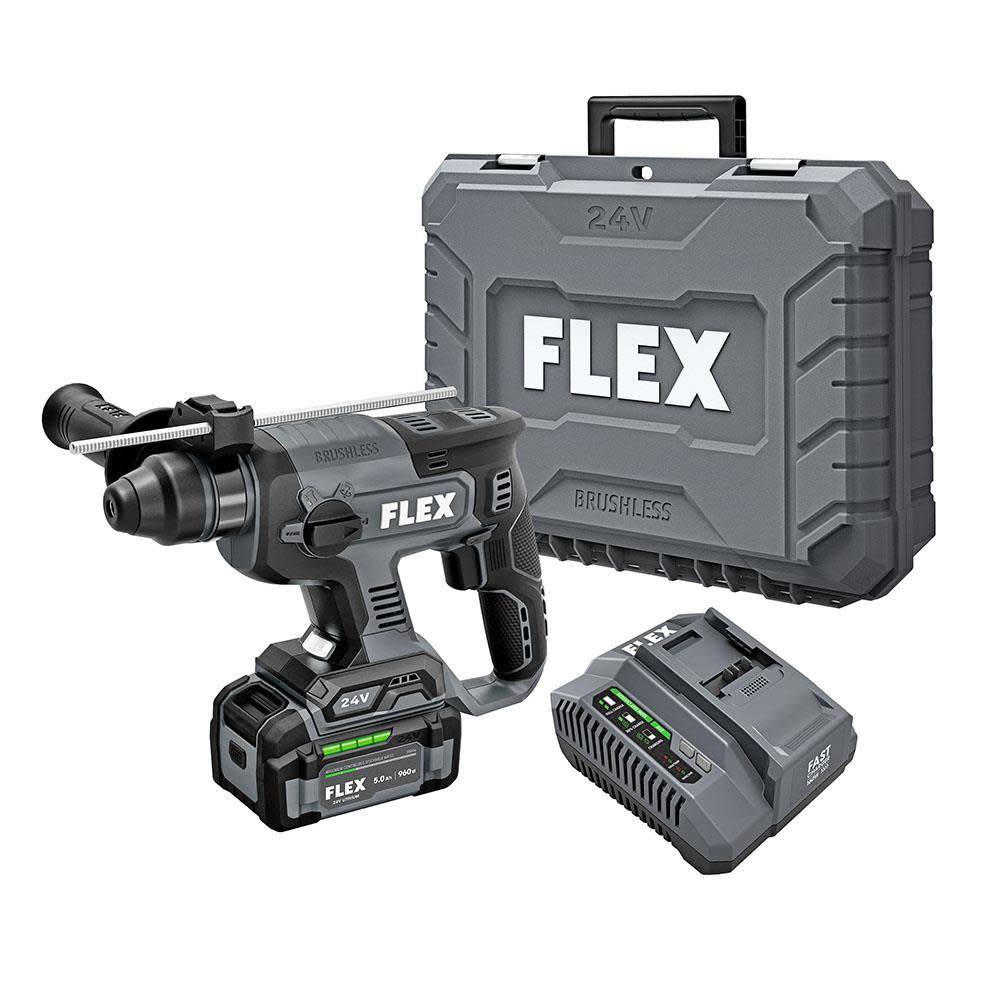 FLEX 24V 7/8-In. Sds Plus Rotary Hammer Kit - Ascmtools