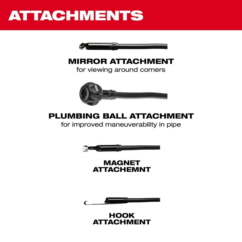 Milwaukee M12 M Spector 360 4′ Inspection Camera Kit - Ascmtools