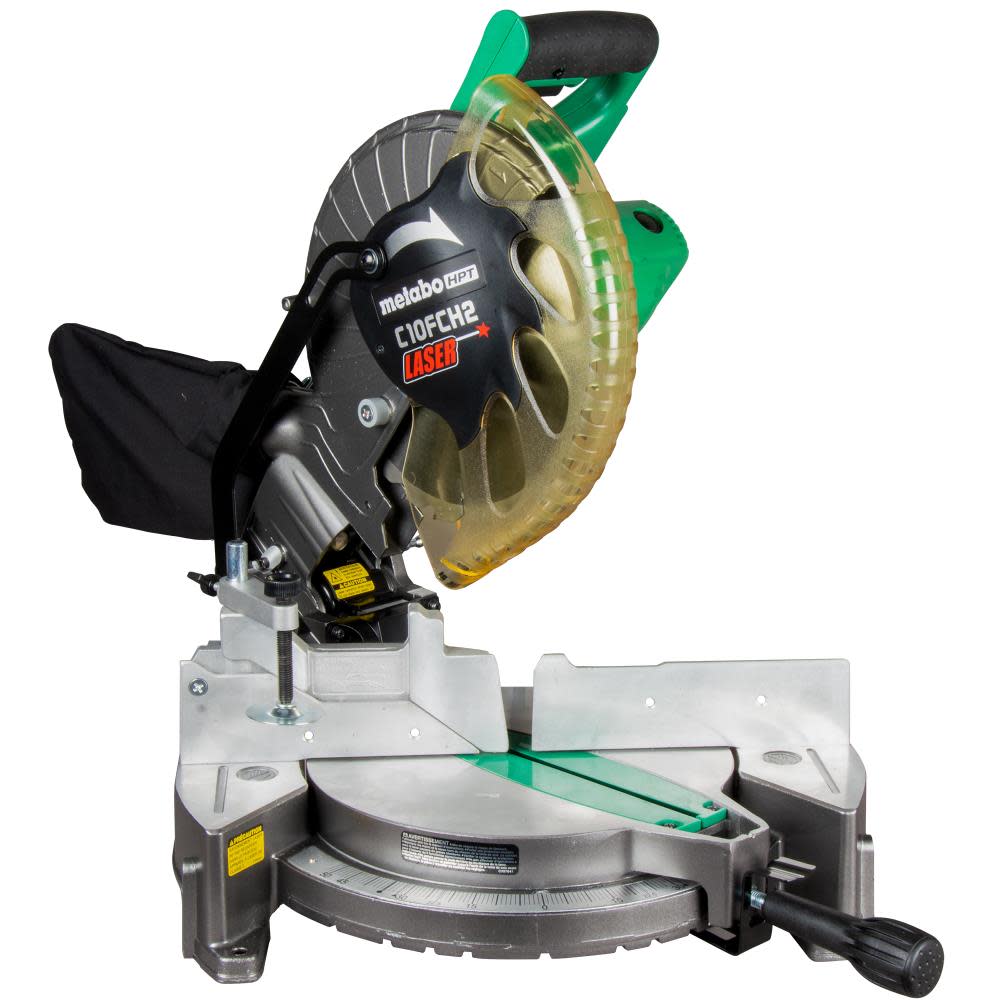 Metabo HPT Compound Miter Saw 10″ with Laser Marker C10FCH2SM - Ascmtools