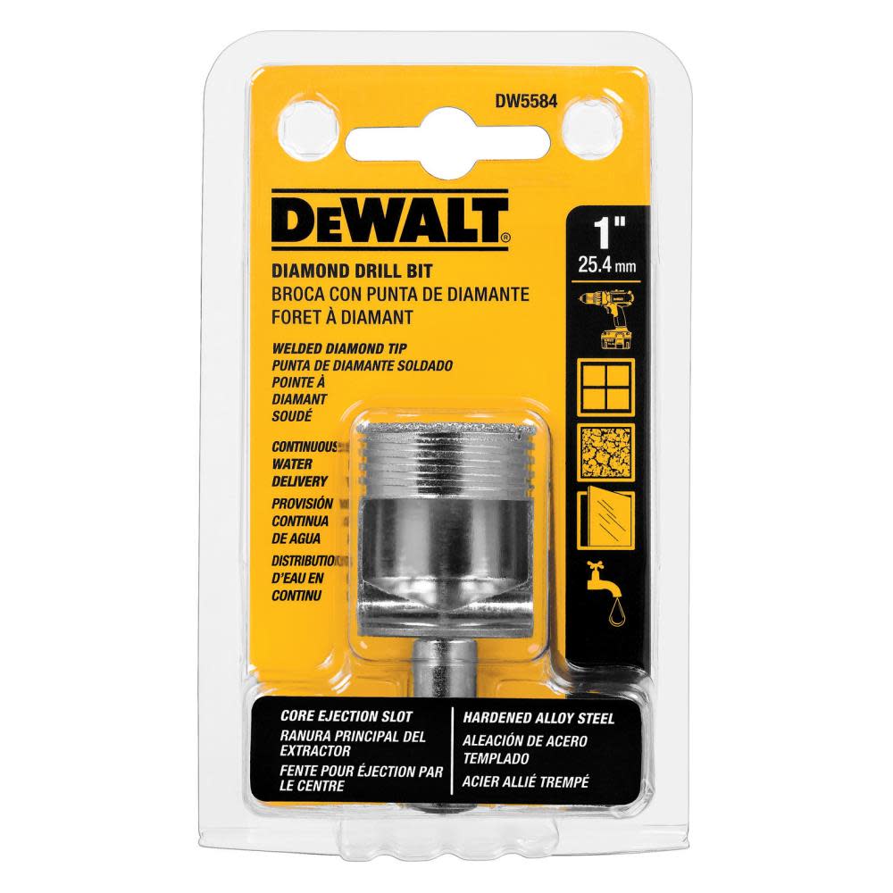 DEWALT 1 In. Diamond Tile Drill Bit - Ascmtools