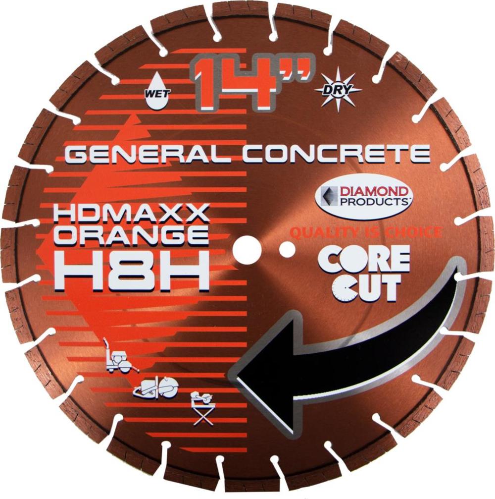 12 In. x .125 In. x UNV HD Maxx Heavy Duty Orange High Speed Blade - Ascmtools
