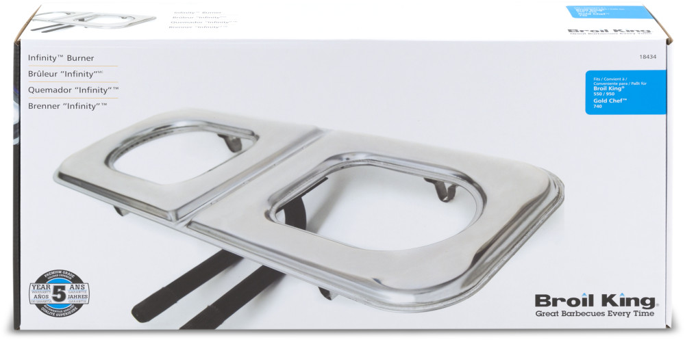 Broil King Stainless Steel Infinity Burner T501 - Ascmtools
